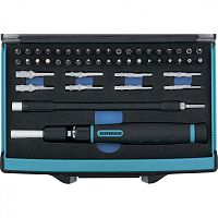 Отвертка Gross с набором бит и торцевых головок для точных работ, гибкий привод. 48 штук, CrMo  картинка